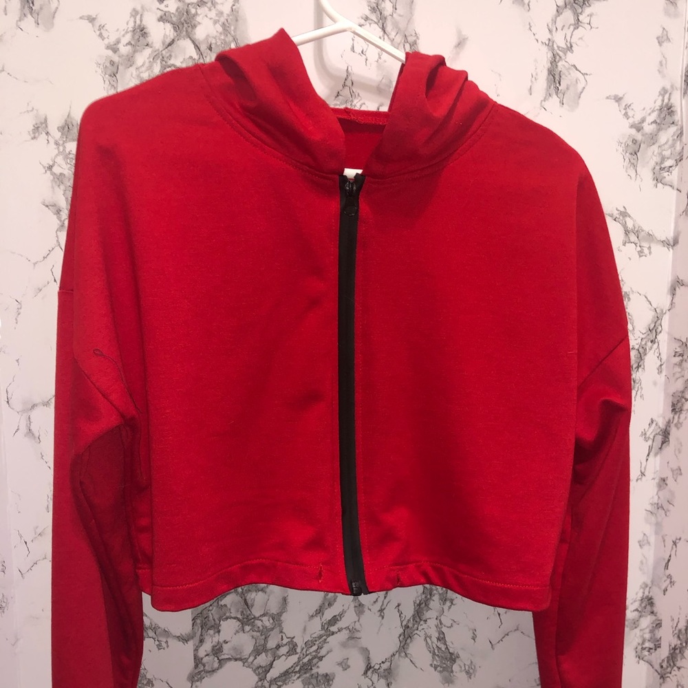 Cropped Hoodie Zip up